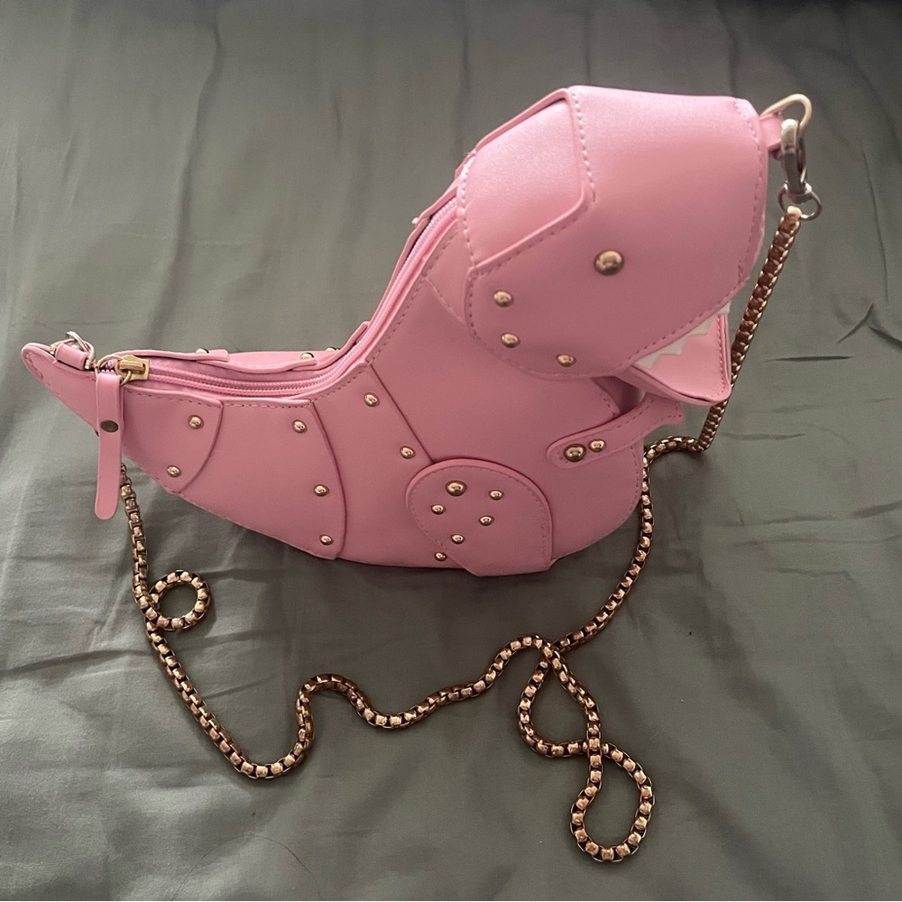 Pink Chain Strap Women's Bag